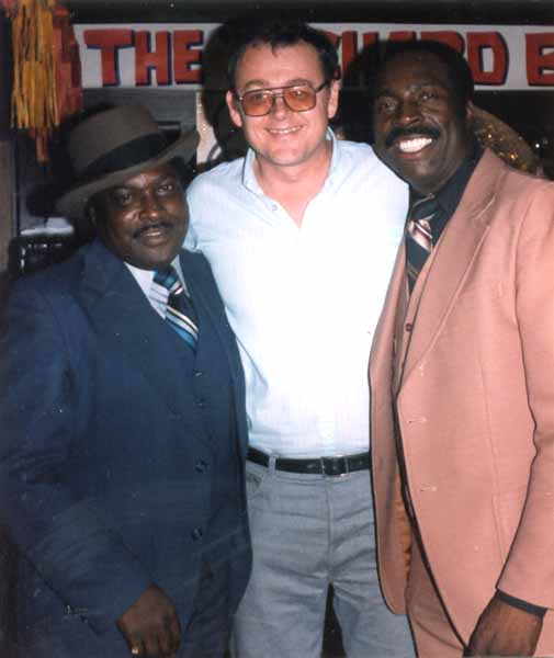 Arthur Lee Maye with 'Junkyard' and Jim Dawson