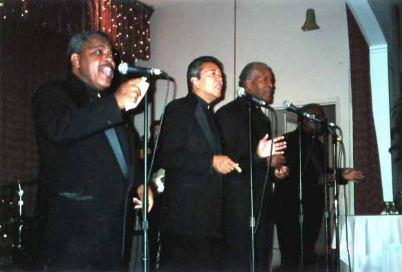 The Solitaires onstage